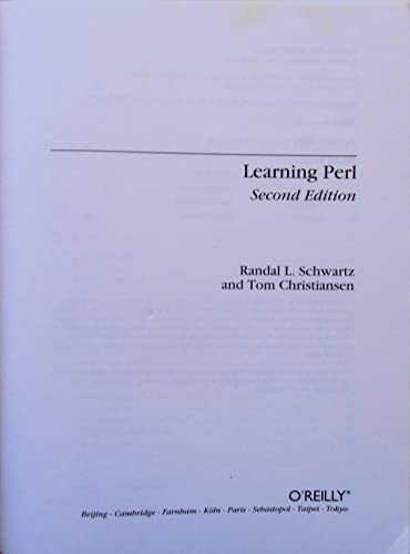 Learning Perl