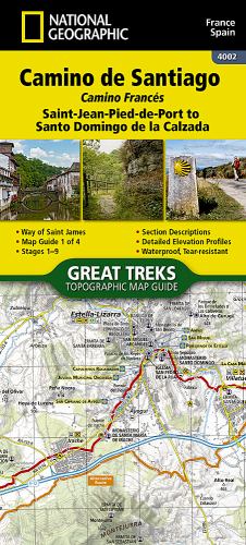 Camino de Santiago -Camino Frances 1 of 4 Map