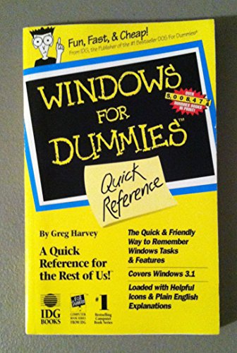 Windows for Dummies Quick Reference