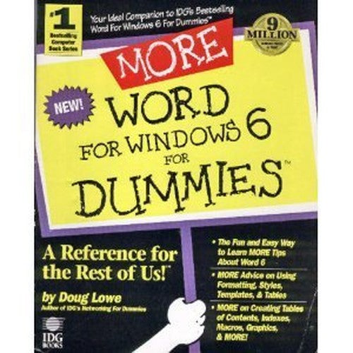 More Word 6 for Windows For Dummies