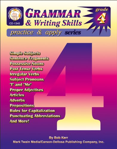 Grammar & Writing Skills Practice and Apply: Grade 4