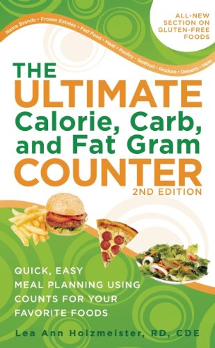 The Ultimate Calorie, Carb, and Fat Gram Counter