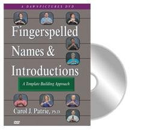 Fingerspelled Names Introductions A Template Building Approach