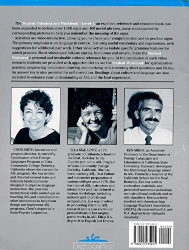 Signing Naturally: Student Workbook Level 1 (Vista American Sign Language: Functional Notation Approach, Book