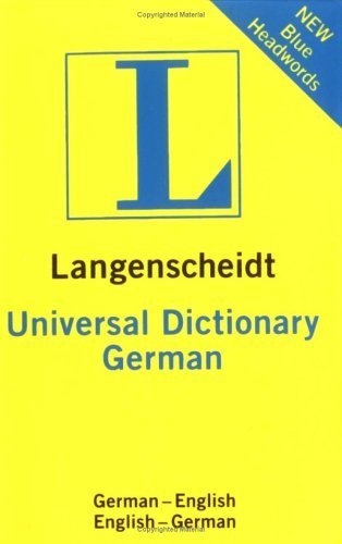 German Langenscheidt Universal Dictionary
