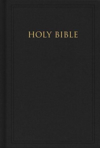 KJV Pew Bible, Black Hardcover