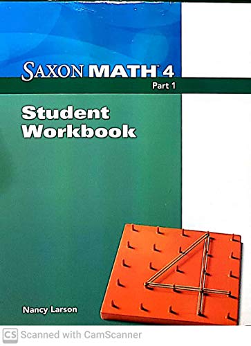 Saxon Math 4 Student Workbook Part 1