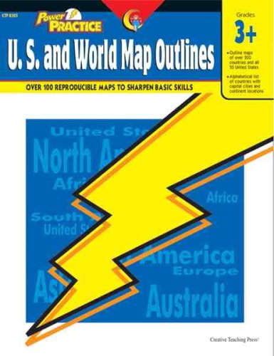 Us & World Map Outlines Power Practice Series