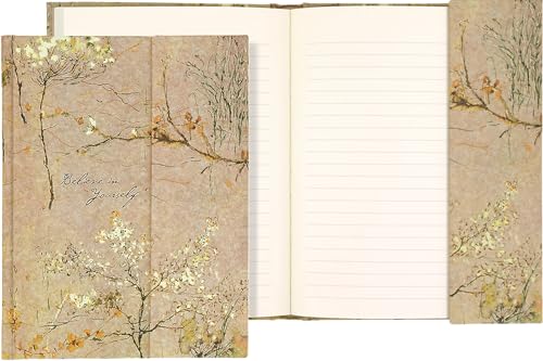 Journal Fold-Over Believe in Yourself Beige