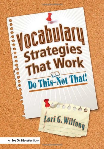 Vocabulary Strategies That Work
