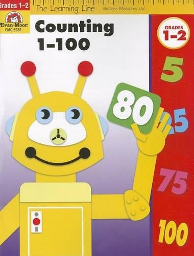 Learning Line: Counting 1-100, Grade 1 - 2 Workbook