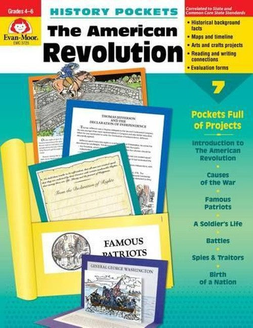History Pockets: The American Revolution, Grade 4 - 6 Teacher Resource