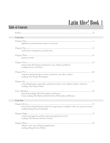 Latin Alive!, Book 1