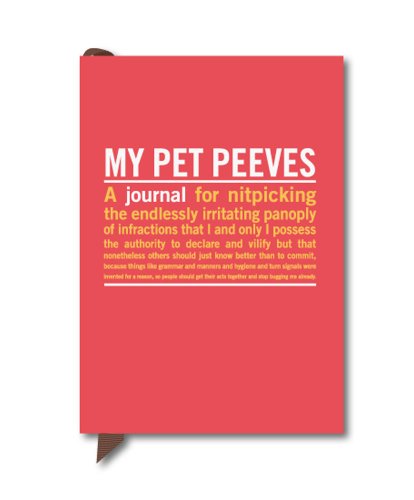 Knock Knock My Pet Peeves Mini Inner-Truth Journal