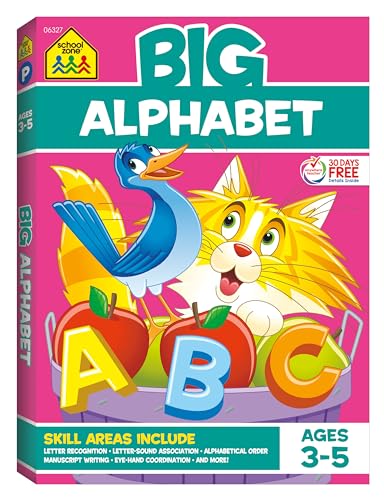 School Zone Big Alphabet Workbook