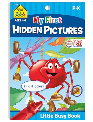 School Zone My First Hidden Pictures Tablet Workbook