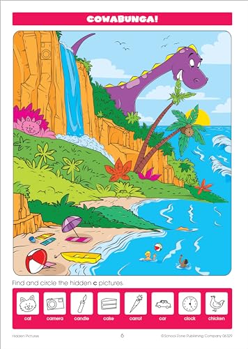 School Zone Big Hidden Pictures & More Workbook
