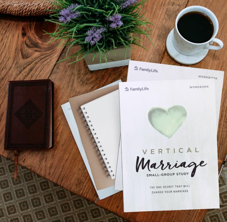 FamilyLife Vertical Marriage Couples Bible Study Set – 2 Relationship Workbooks for Couples – Guide for Couples Workbook Set of 2 – Christian Small Group Studies for a Lasting Impact on Marriages
