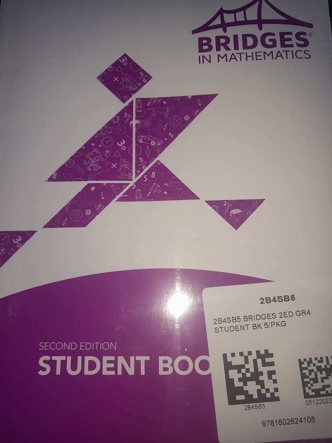 BRIDGES IN MATHEMATICS GRADE 4 STUDENT BOOK (UPDATED 1-1-2019)