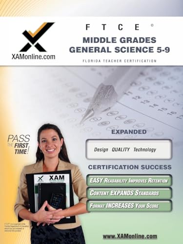 FTCE Middle Grades General Science 5-9 Teacher Certification Test Prep Study Guide