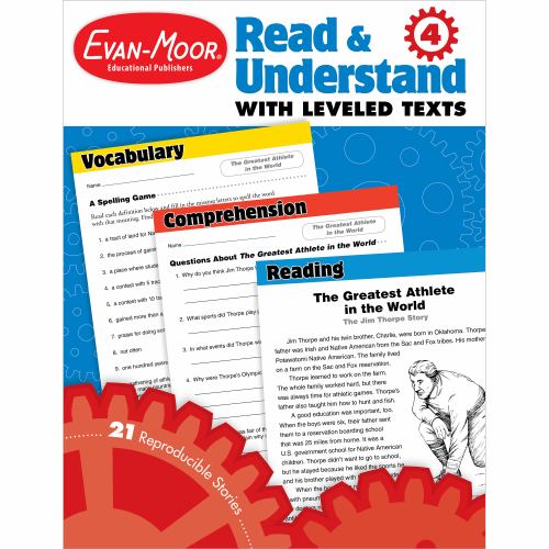 Read and Understand with Leveled Texts, Grade 4 Teacher Resource
