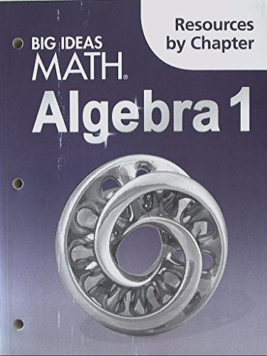 Big Ideas Math: Algebra 1 Resources by Chapter