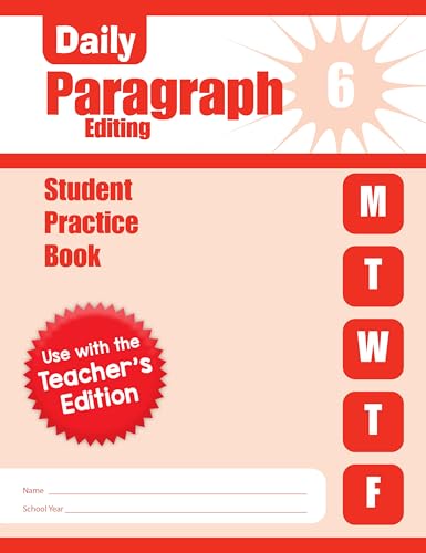 Daily Paragraph Editing, Grade 6 Individual Student Practice Book