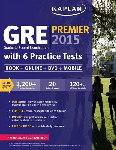 GRE Premier 2015 with 6 Practice Tests