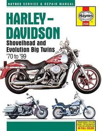 Harley-Davidson Shovelhead & Evolution Big Twins (70-99) Haynes Repair Manual