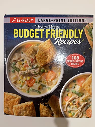TASTE OF HOME EZRead Budget Friendly Recipes
