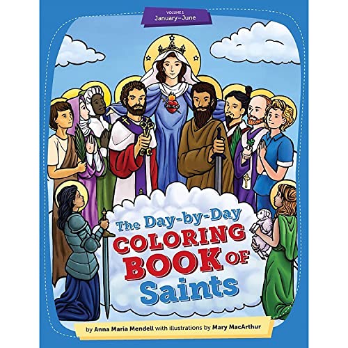 Day-By-Day Coloring Book of Saints V1