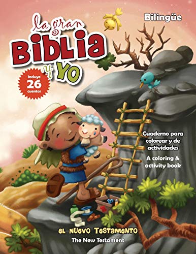 Nuevo Testamento - Cuaderno para colorear y de actividades (Bilingue)