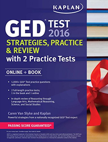 Kaplan GED Test 2016 Strategies, Practice, and Review