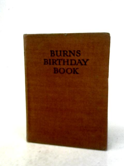 The Burns Birthday Book