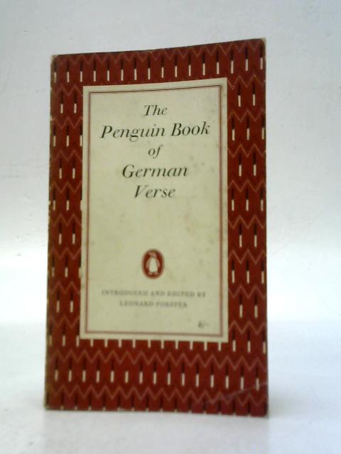 The Penguin Book of German Verse. With Plain Prose Translation of Each Poem