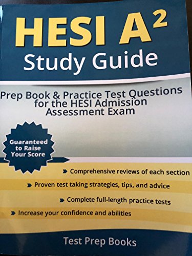 HESI A Study Guide Prep Book Practice Test Questions for the HESI Admission Assessment Exam