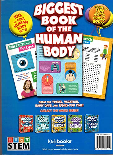 Biggest Book Of The Human Body (Kids Books)