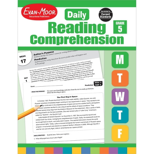 Daily Reading Comprehension, Grade 5 Te