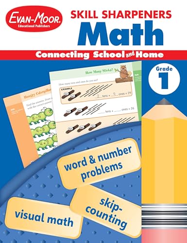 Skill Sharpeners: Math, Grade 1 Workbook