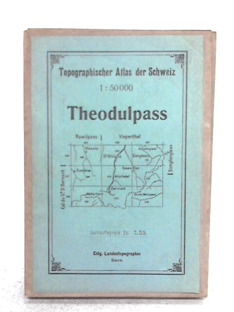 Theodulpass Topographischer Atlas der Schweiz