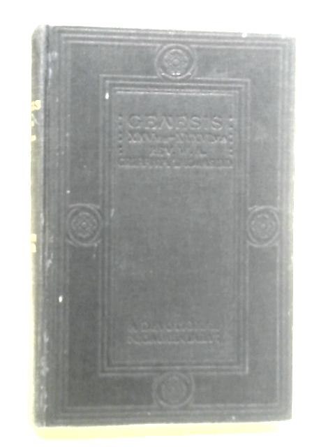 Genesis XXV.11 - XXXVL.8;