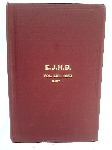 The English Jersey Cattle Society's Herd Book, Vol LXII Part I 1950