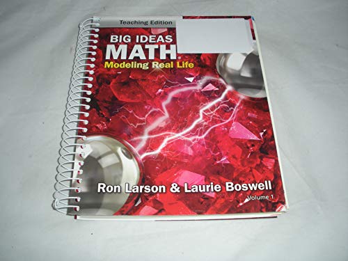 Big Ideas Math: Modeling Real Life - Grade 4 Teaching Edition Volume 1