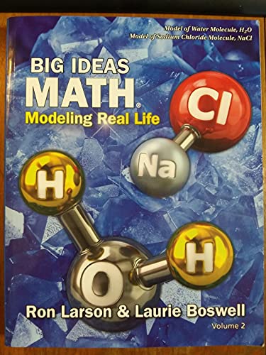 Big Ideas Math: Modeling Real Life - Grade 5 Student Edition Volume 2