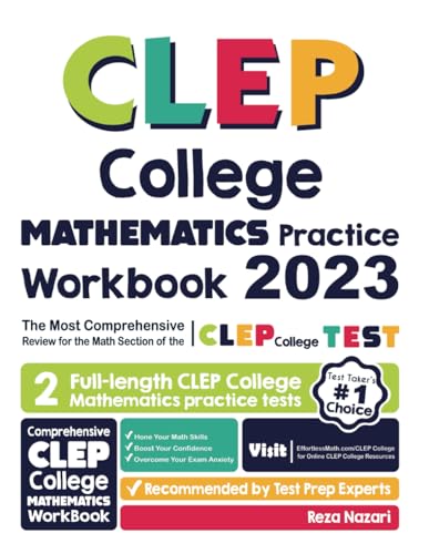 CLEP College Mathematics Practice Workbook
