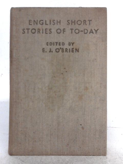 English Short Stories of To-Day