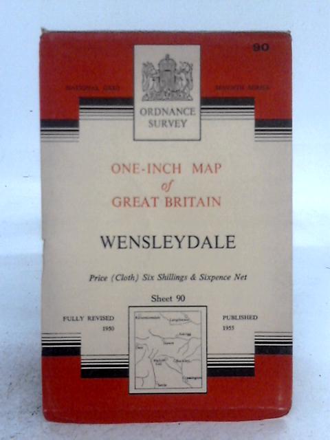 One-Inch Map of Great Britain; Wensleydale, Sheet 90