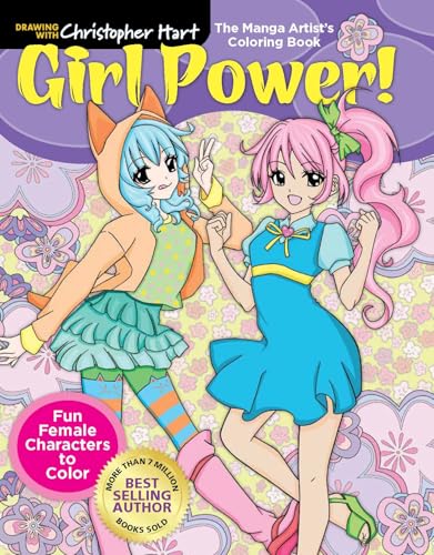 Manga Artist's Coloring Book: Girl Power!