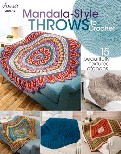 Mandala-Style Throws to Crochet