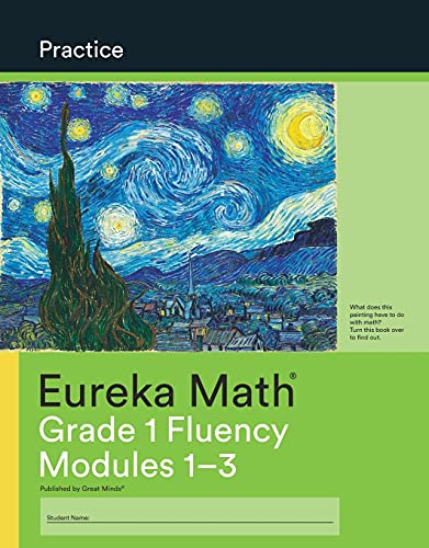 Eureka Math Grade 1 Fluency Practice Workbook #1 (Modules 1-3)